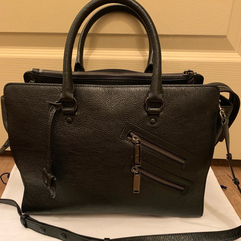 Rebecca Minkoff LG Jamie Metallic Leather Satchel
